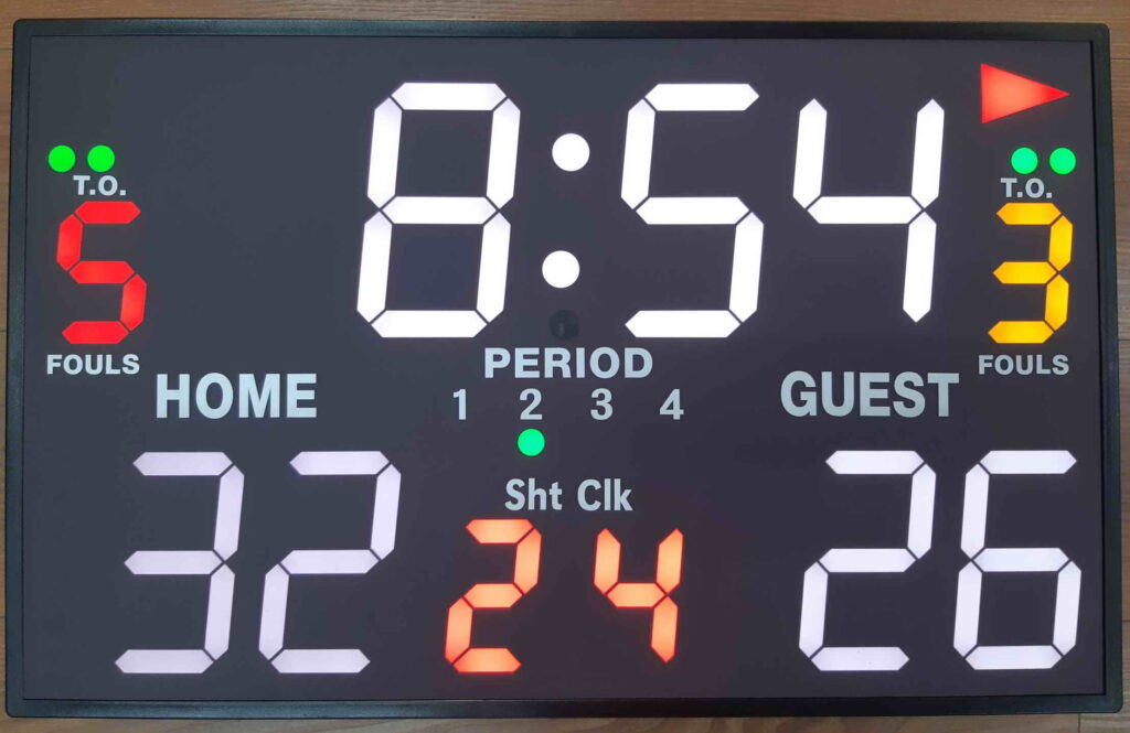 APEX Electronic Tabletop Scoreboard (BEC21/BEC21R) - Chung Ah Athletic ...